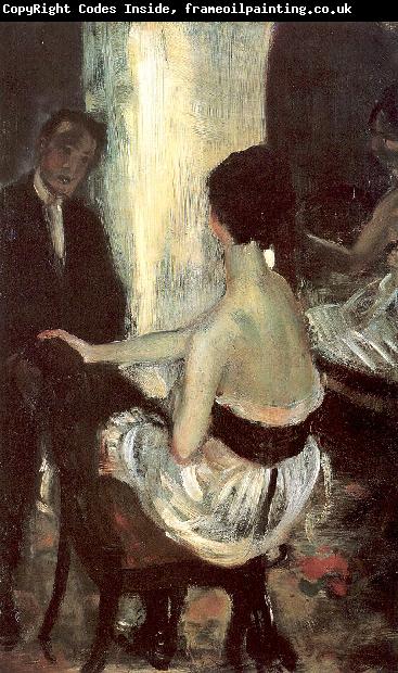 Glackens, William James Seated Actress with Mirror